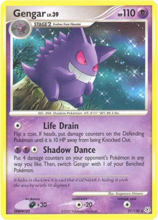 Gengar (27)/130 Rare Reverse Holofoil