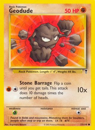 Geodude (77)/110 Common Reverse Holofoil
