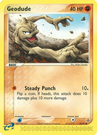 Geodude - 56/97 (56)/97 Common Reverse Holofoil