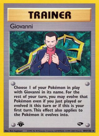 Giovanni (104) (104)/132 Rare 1st Edition