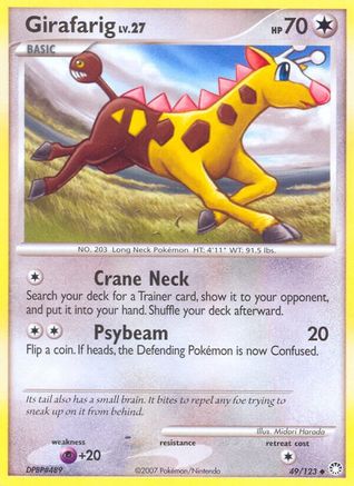 Girafarig (49)/123 Uncommon Reverse Holofoil