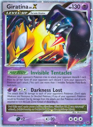 Giratina LV.X (124)/127 Ultra Rare Holofoil