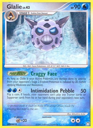 Glalie (25)/123 Rare Reverse Holofoil