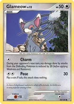 Glameow (83)/130 Common Reverse Holofoil