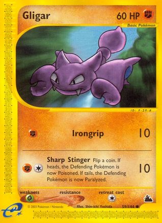 Gligar (59)/144 Common Reverse Holofoil