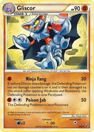 Gliscor (4)/90 Holo Rare Holofoil