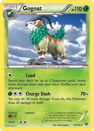 Gogoat (19)/146 Holo Rare Holofoil