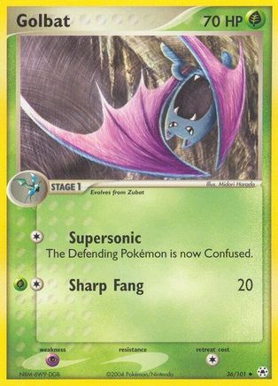 Golbat (36)/101 Uncommon Reverse Holofoil