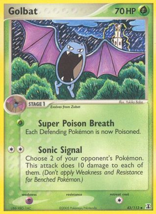 Golbat (43)/113 Uncommon Reverse Holofoil