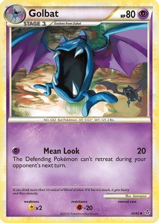 Golbat (30)/95 Uncommon Reverse Holofoil