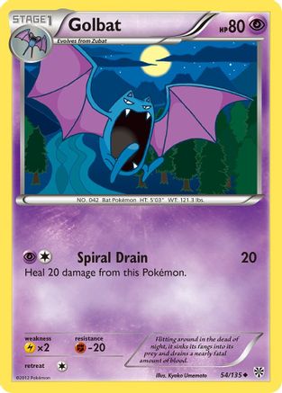 Golbat (54)/135 Uncommon Reverse Holofoil