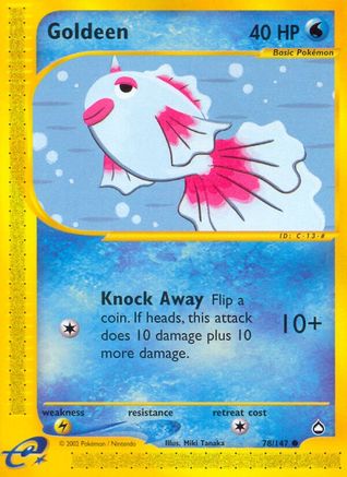 Goldeen (78)/147 Common Reverse Holofoil
