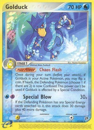 Golduck (17)/100 Rare Reverse Holofoil