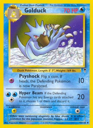 Golduck (43)/110 Uncommon Reverse Holofoil