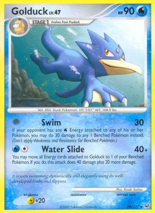 Golduck (29)/127 Rare Reverse Holofoil
