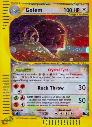 Golem (148)/144 Secret Rare Reverse Holofoil