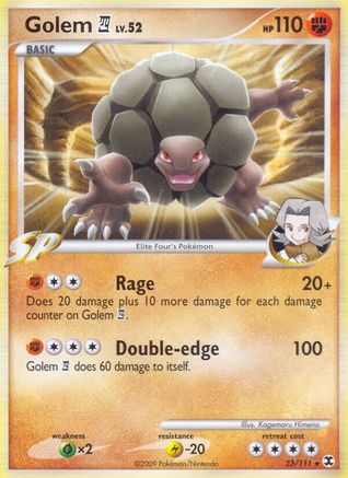 Golem E4 (23)/111 Rare Reverse Holofoil