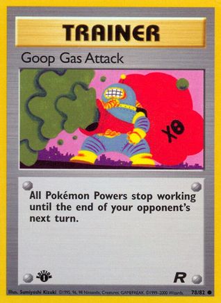 Goop Gas Attack (78)/82 Common 1st Edition