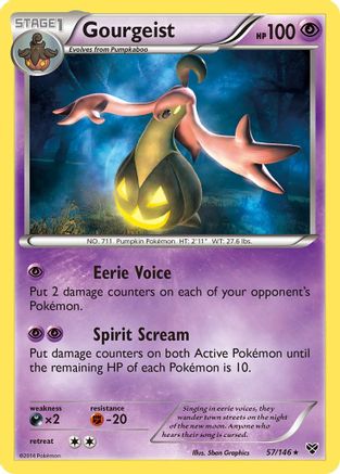 Gourgeist (57)/146 Holo Rare Holofoil