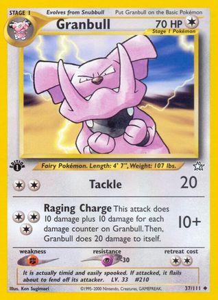 Granbull (37)/111 Uncommon 1st Edition