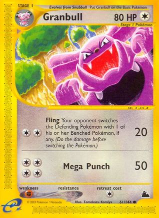 Granbull (61)/144 Common Reverse Holofoil