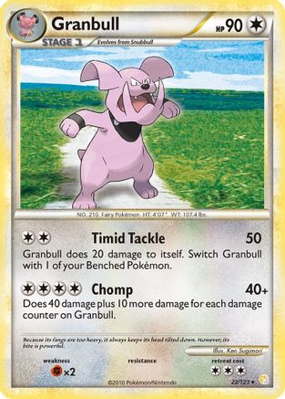 Granbull (22)/123 Rare Reverse Holofoil
