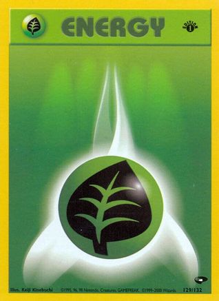 Grass Energy (129)/132 Common 1st Edition
