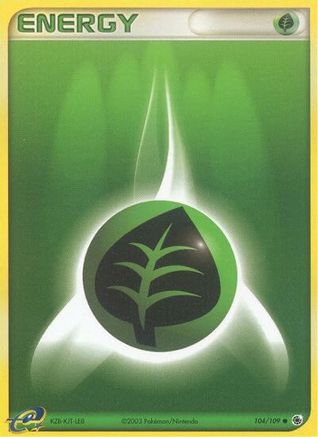 Grass Energy (104)/109 Common Reverse Holofoil