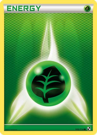 Grass Energy (105)/114 Common Reverse Holofoil