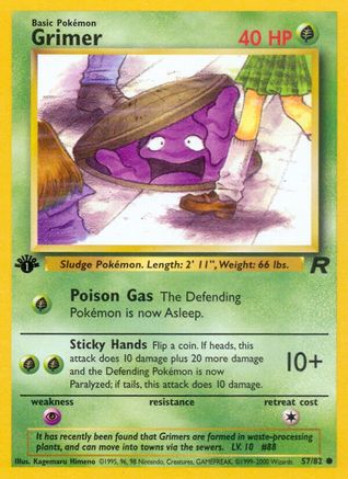 Grimer (57)/82 Common 1st Edition