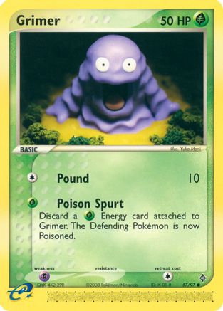 Grimer (57)/97 Common Reverse Holofoil