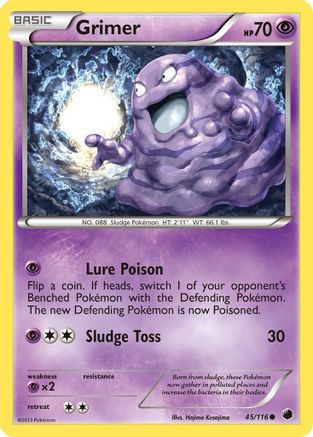 Grimer (45)/116 Common Reverse Holofoil