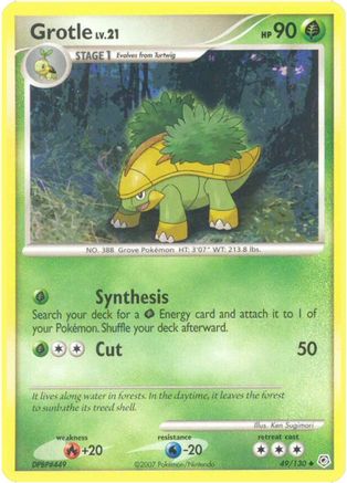 Grotle (49)/130 Uncommon Reverse Holofoil