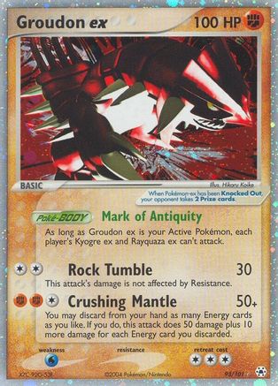 Groudon ex (93)/101 Ultra Rare Holofoil