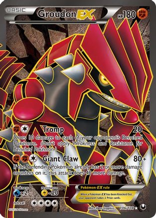 Groudon EX (106 Full Art) (106)/108 Ultra Rare Holofoil