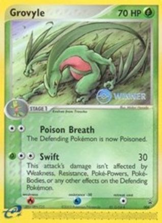 Grovyle - 004 (e-League) [Winner] (4)/40 Promo