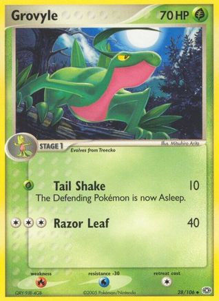 Grovyle (28)/106 Uncommon