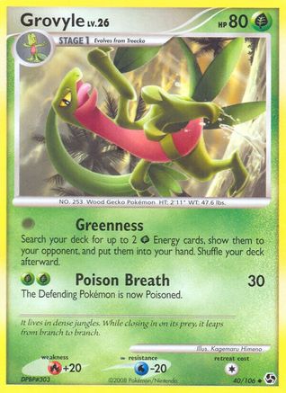 Grovyle (40)/106 Uncommon