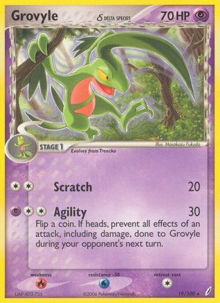 Grovyle (Delta Species) (19)/100 Rare