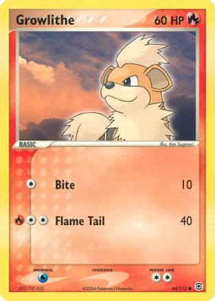 Growlithe (64)/112 Common
