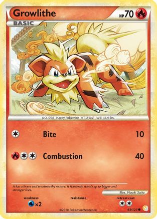 Growlithe (65)/123 Common
