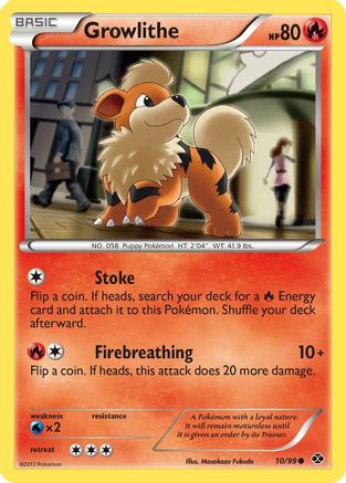 Growlithe (10) (10)/99 Common