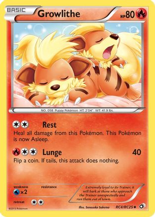Growlithe (RC4)/113 Uncommon Holofoil
