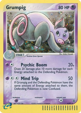 Grumpig (6)/97 Holo Rare Reverse Holofoil