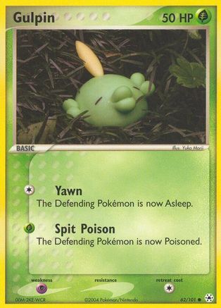 Gulpin (62)/101 Common Reverse Holofoil