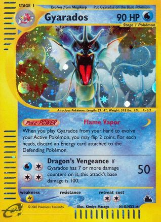 Gyarados (H10) (H10)/144 Holo Rare Holofoil