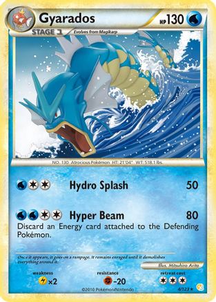 Gyarados (4)/123 Holo Rare Holofoil