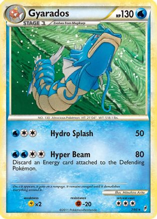 Gyarados (7)/95 Holo Rare Holofoil