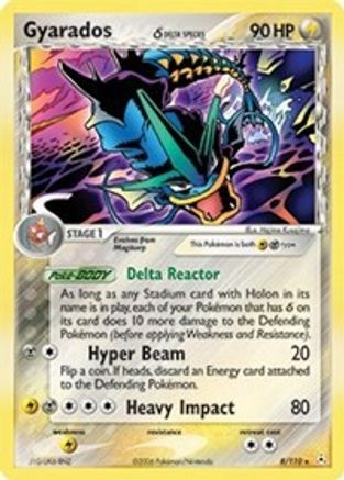 Gyarados (Delta Species) (8)/110 Holo Rare Holofoil