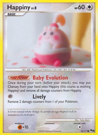 Happiny (14)/17 Common Holofoil